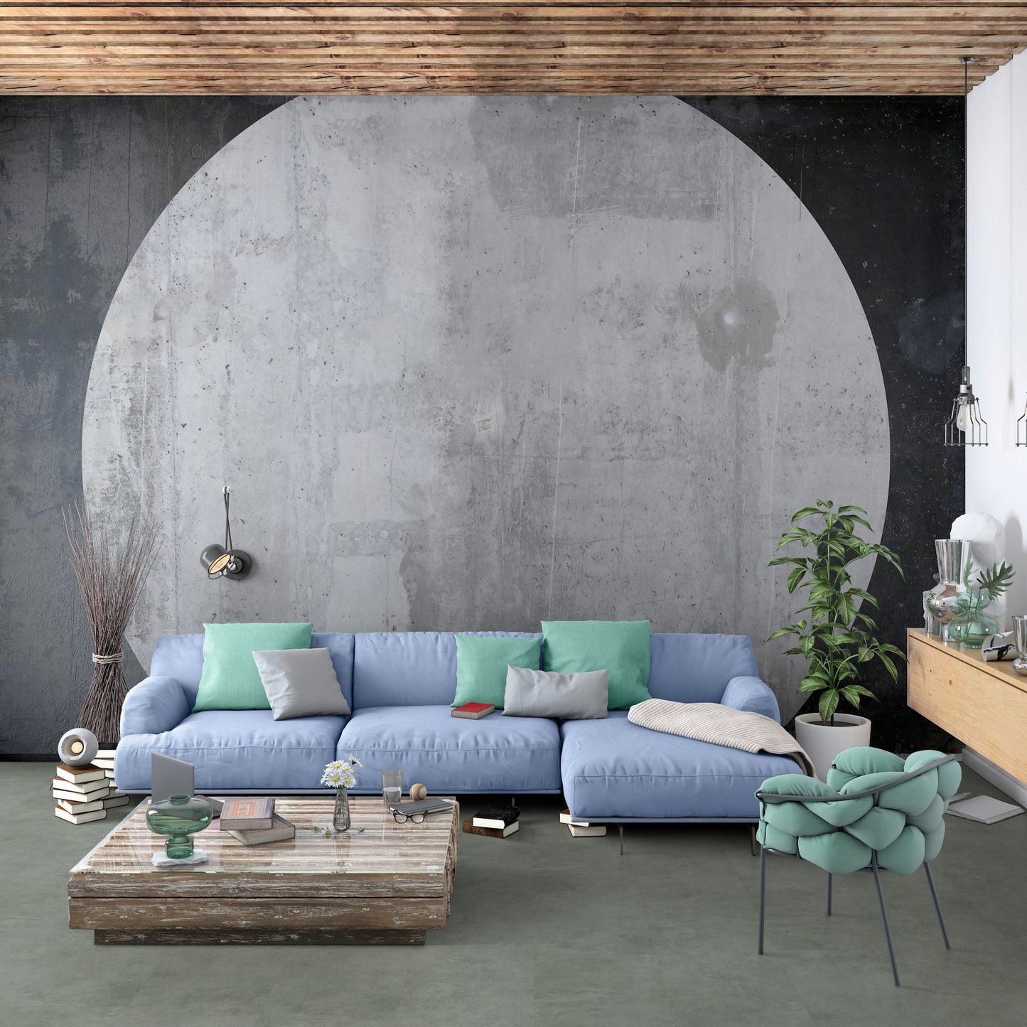 Klick Vinyl Gerflor Virtuo 55 Rigid Acoustic - 1452 Tavla Green