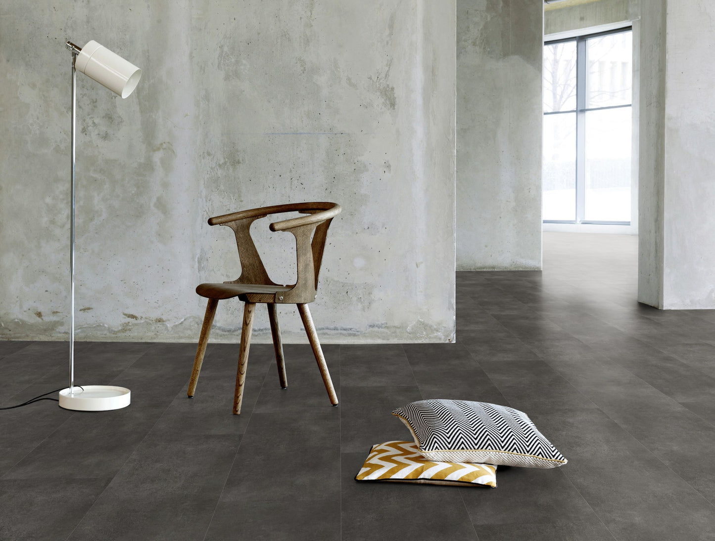 Klick Vinyl Gerflor Virtuo 55 Rigid Acoustic - 0992 Latina Dark