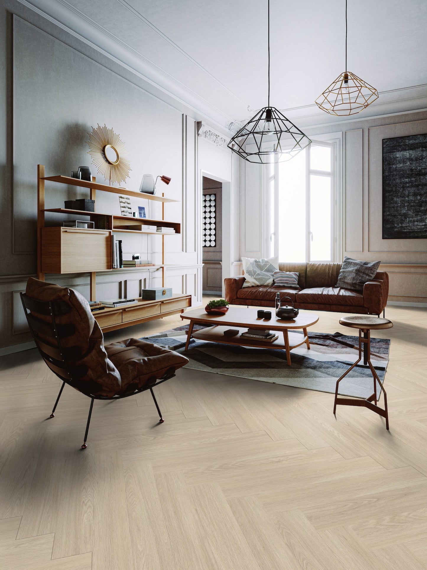 Klick Vinyl Gerflor Virtuo 55 Rigid Acoustic - 1464 Blomma Light