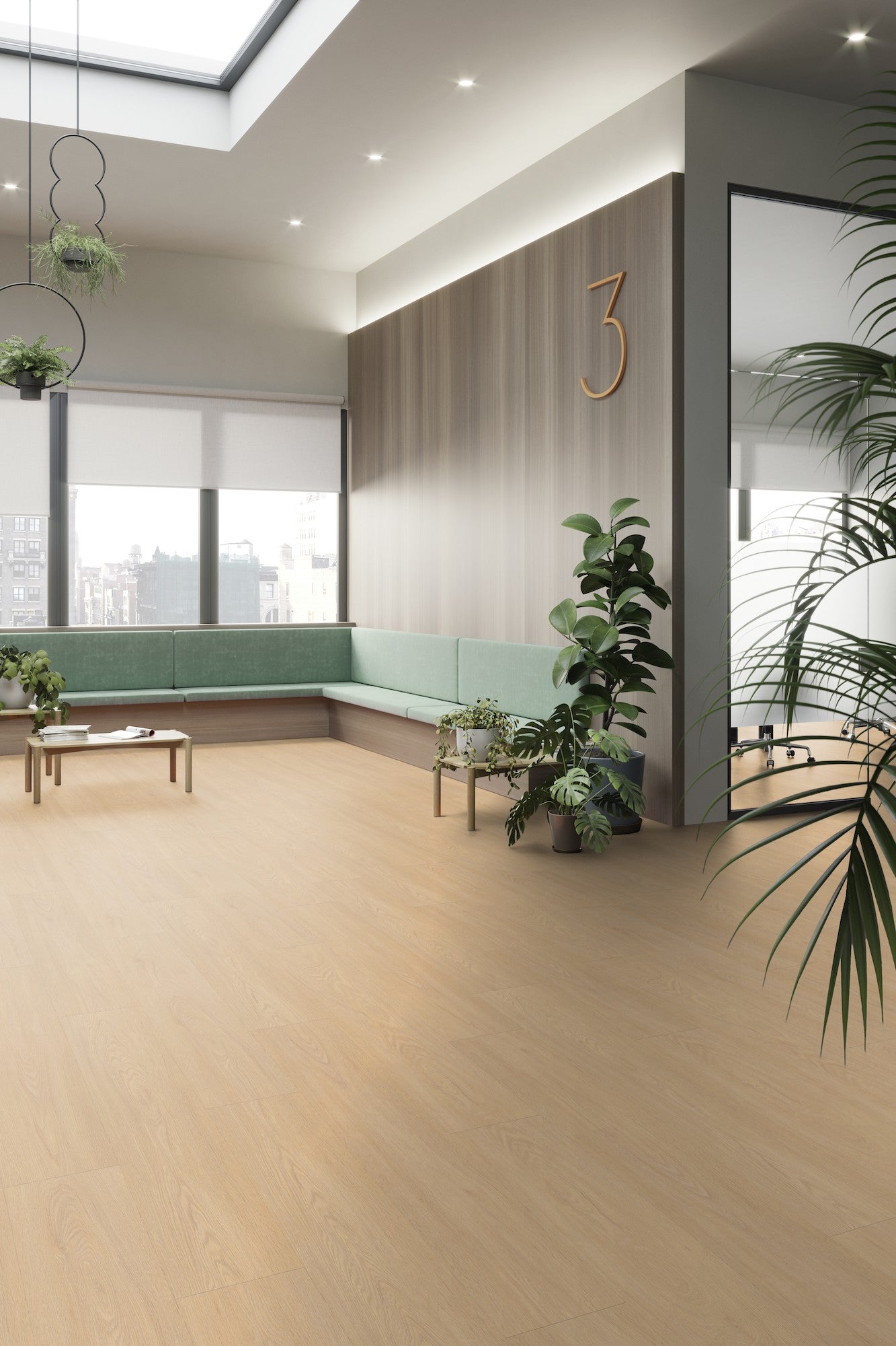 Klick Vinyl Gerflor Virtuo 55 Rigid Acoustic - 1462 Blomma Clear