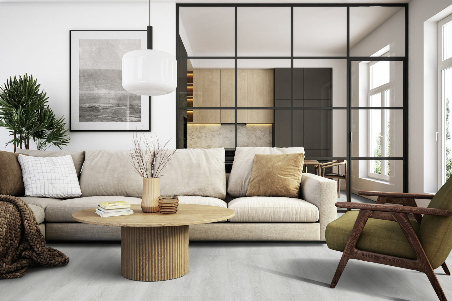 Klebe Vinyl Virtuo 55 Dryback - 1459 Bohem Light Grey