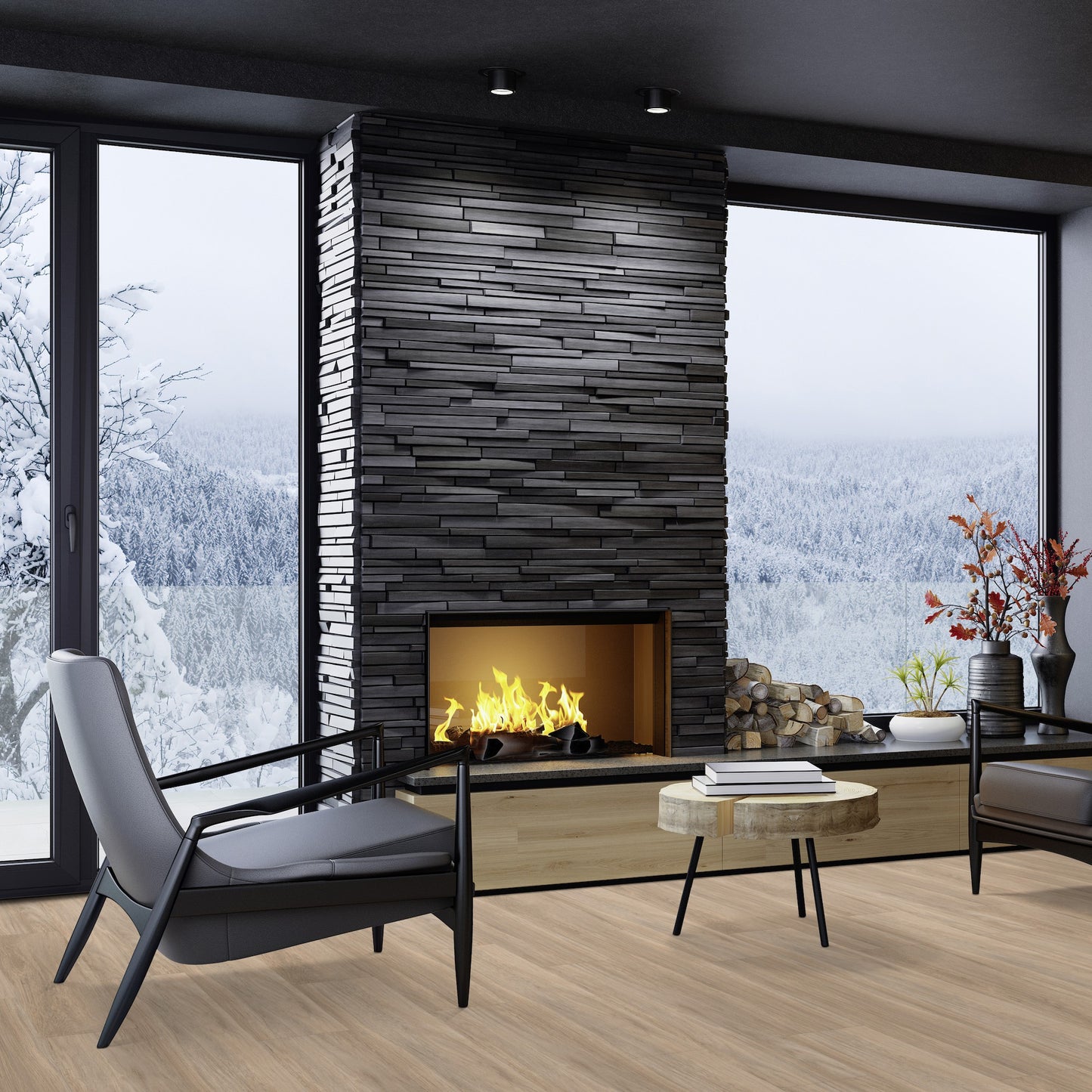 Klick Vinyl Gerflor Virtuo 55 Rigid Acoustic - 1473 Qaja Beige
