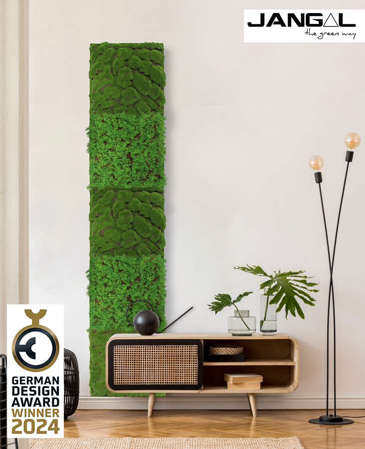 Wandpaneel Jangal Modular Wall 11111 forest green bulk design moos 52 x 52 cm