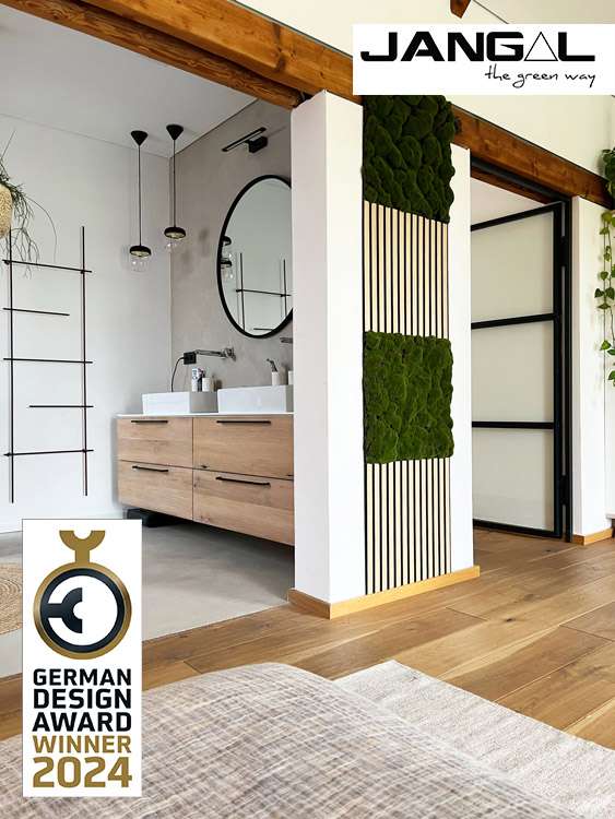 Wandpaneel Jangal Modular Wall 11109 forest green big bulk design moos 52 x 52 cm