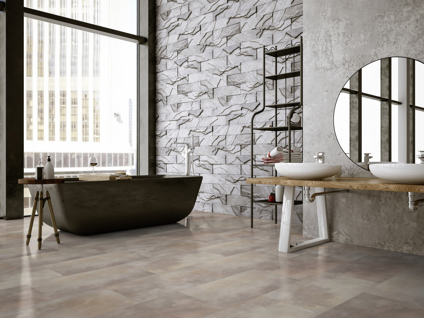 Gerflor Klick Vinyl Virtuo 30 Rigid Acoustic - 1476 Acuarela Taupe