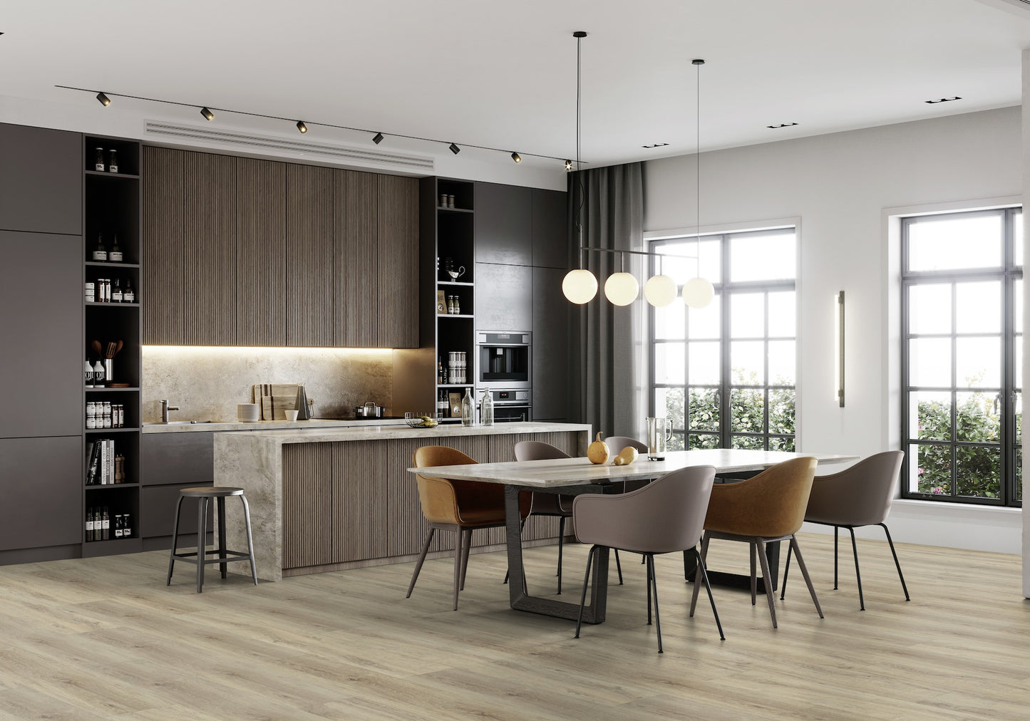 Klick Vinyl Gerflor Virtuo 55 Rigid Acoustic - 1023 Baita Blond