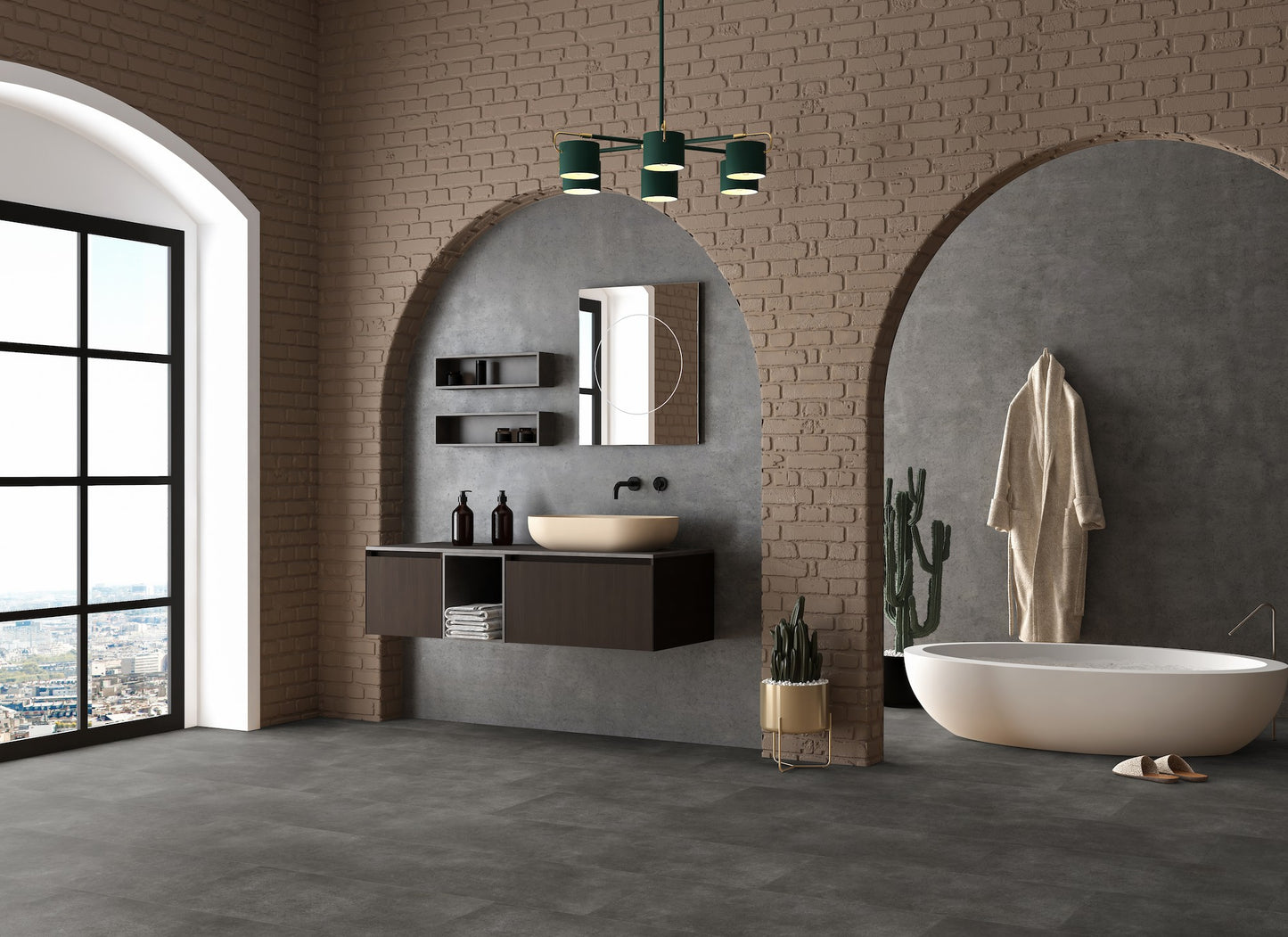 Klick Vinyl Gerflor Virtuo 55 Rigid Acoustic - 0992 Latina Dark