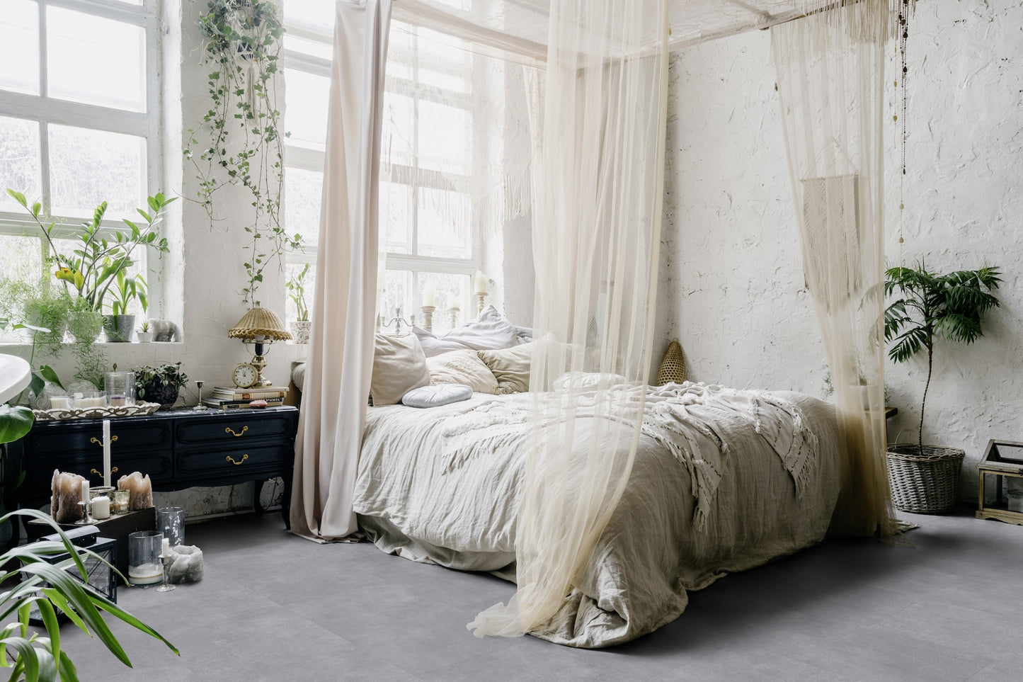 Klick Vinyl Gerflor Virtuo 55 Rigid Acoustic - 0990 Latina Clear