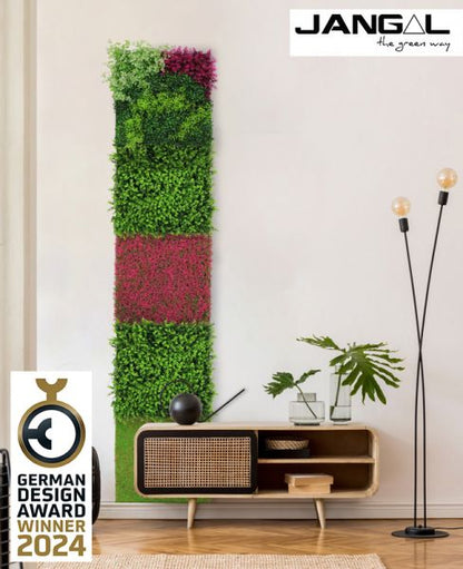 Wandpaneel Jangal Modular Wall 11114 Pink Design Grass 52 x 52 cm
